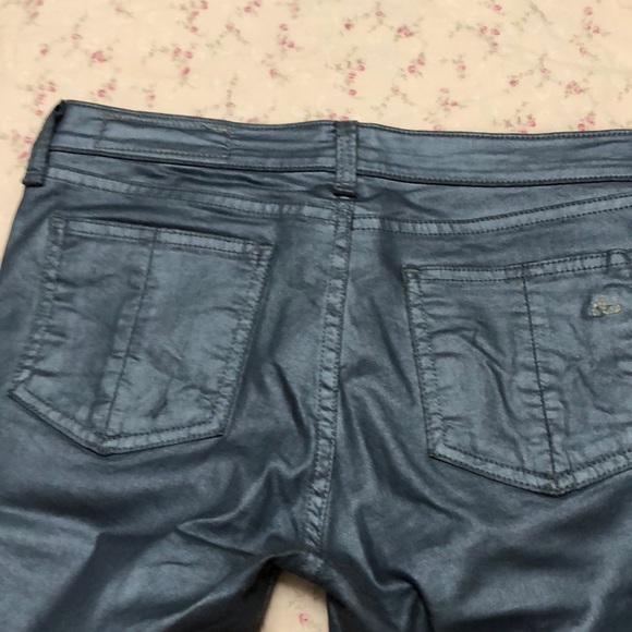 Rag & Bone Coated Denim Legging - Picture 3 of 5